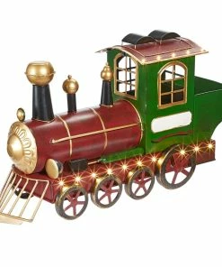 For Living Battery Operated Festive Vintage Decoration Train, 11-in
