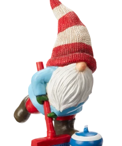 For Living Curling Resin Gnome, 12-in