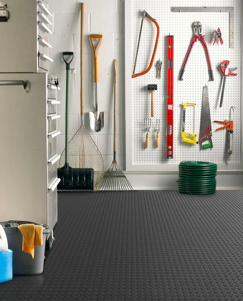 FOR LIVING Multy Home Utility Floor Mat, 10-pk, Black, 12-in X 12-in - Image 2