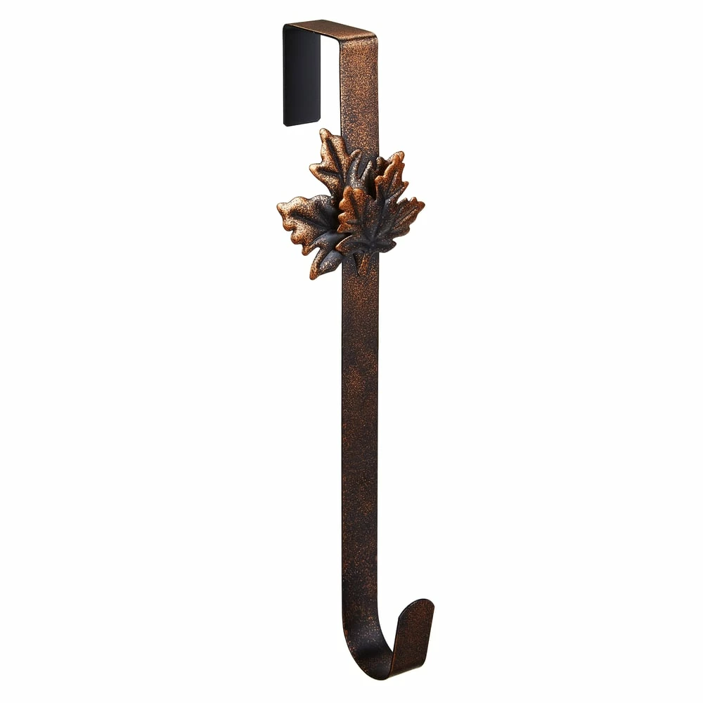 For Living Iron Wreath Hanger Kit For Fall Decoration, Brown, Assorted Styles, 14-in, 2-pc