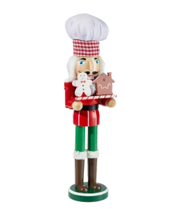 For Living Christmas Decoration Baker Mouse Nutcracker, 15-in