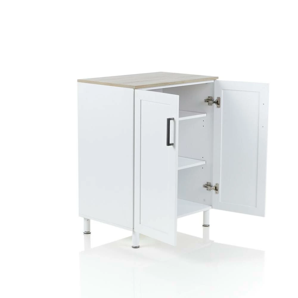 For Living 2-Door Base Laundry Cabinet, 27-in, White - Image 7