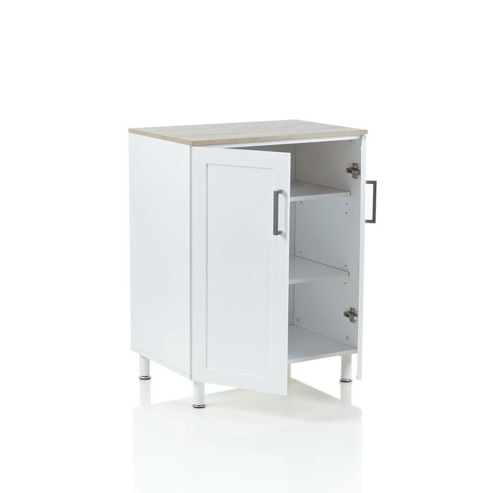 For Living 2-Door Base Laundry Cabinet, 27-in, White - Image 8