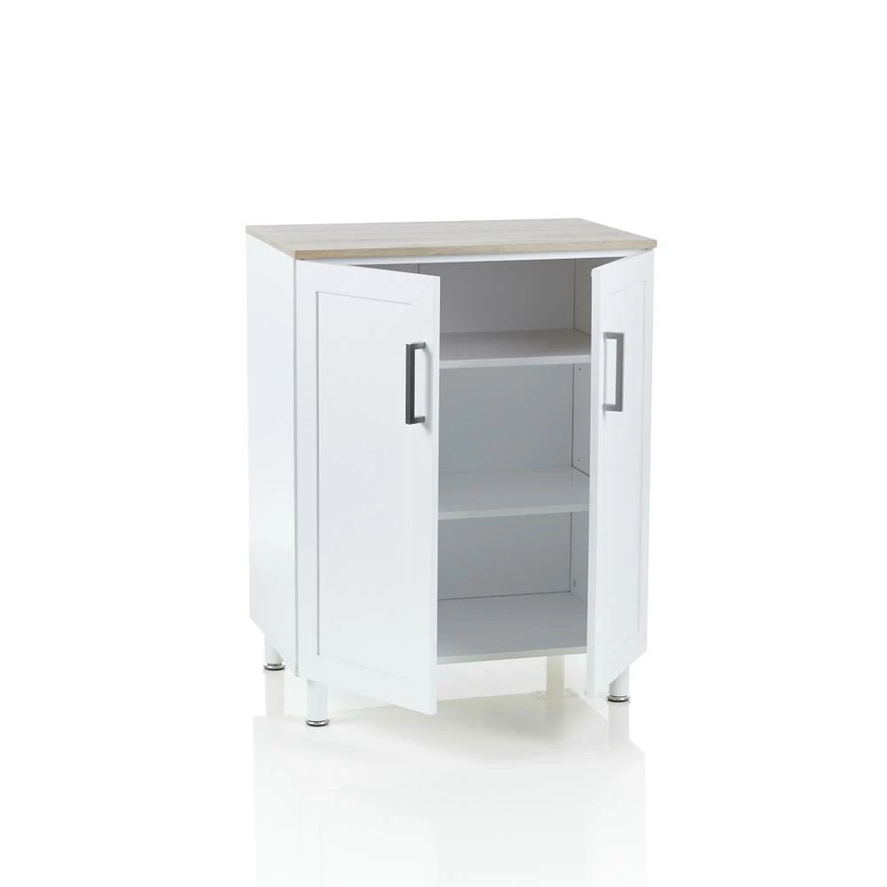 For Living 2-Door Base Laundry Cabinet, 27-in, White - Image 9