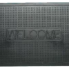 For Living Rubber Outdoor Welcome Mat, Black, 18-in X 30-in