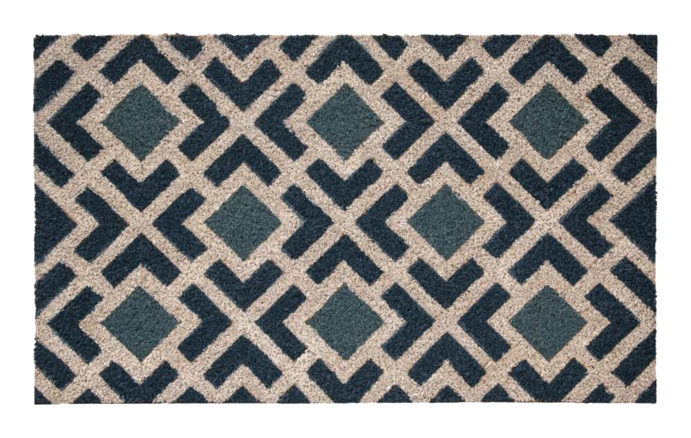 For Living Vinyl Backed Indoor/Outdoor Door Mat, Assorted Colours & Styles, 18-in X 30-in