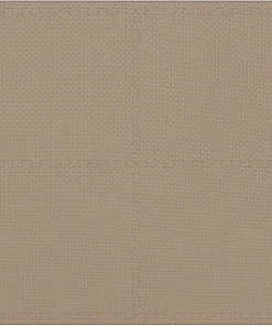 For Living Anti-Fatigue Interlocking Mats, 4-pk, Tan Basketweave, 24-in X 24-in