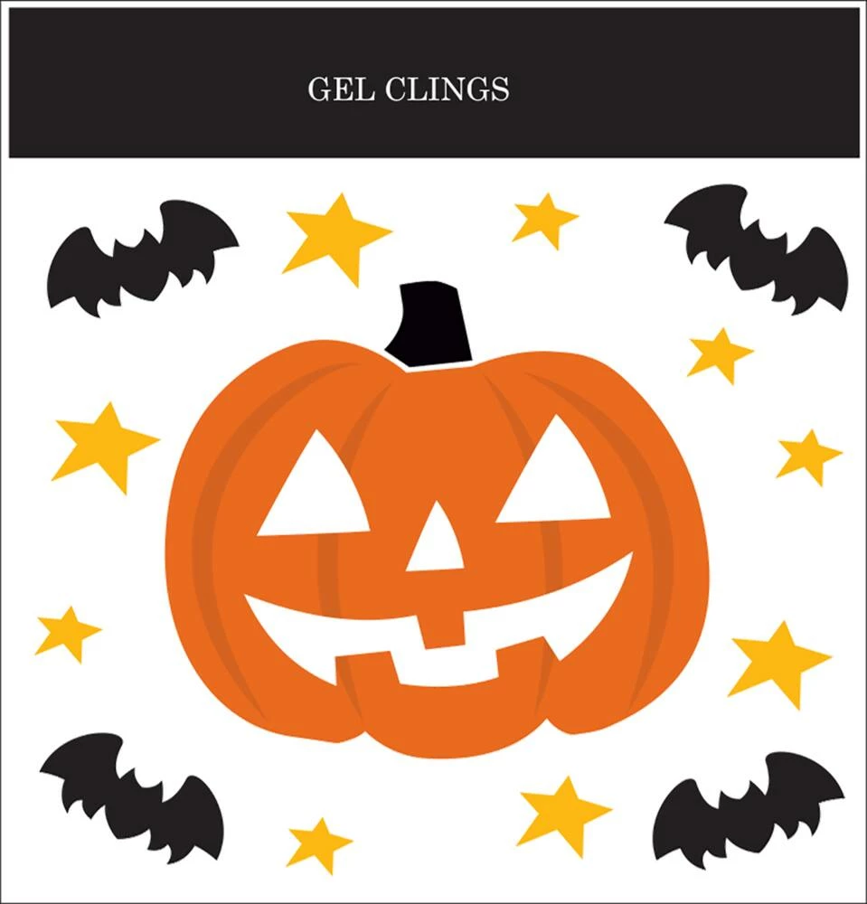 For Living Gel Clings, Easy To Apply And Reusable For Halloween, Assorted Styles, 11 3/4-in - Image 7