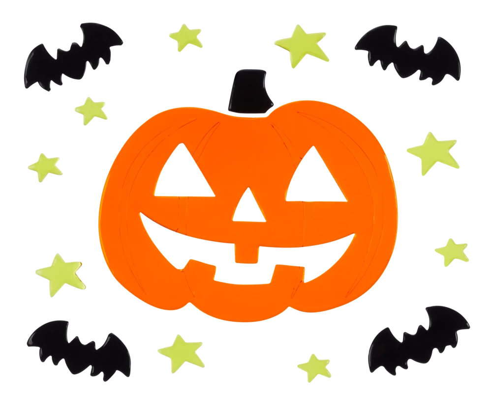 For Living Gel Clings, Easy To Apply And Reusable For Halloween, Assorted Styles, 11 3/4-in - Image 4