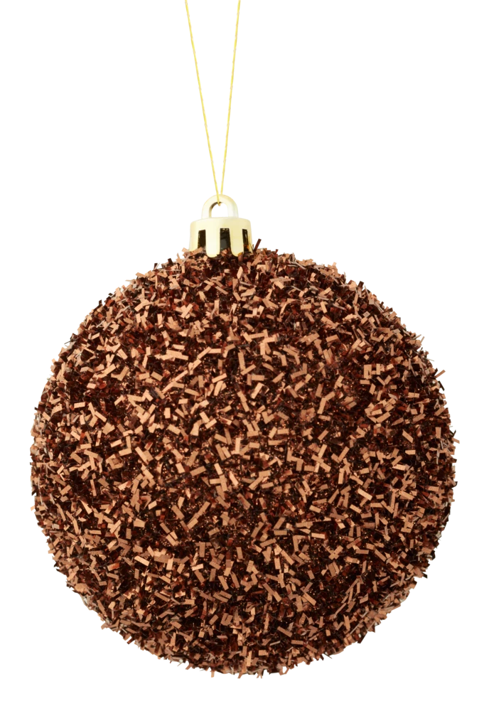 For Living Sugar Brown Shatterproof Ornament Set, 27-pc - Image 4