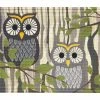 For Living Printed Owls Indoor/Outdoor Rubber Reground Floor Mat, 2 X 3-ft