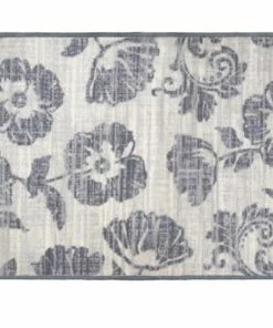 For Living Blue Poppy Indoor Floor Mat, Assorted Sizes