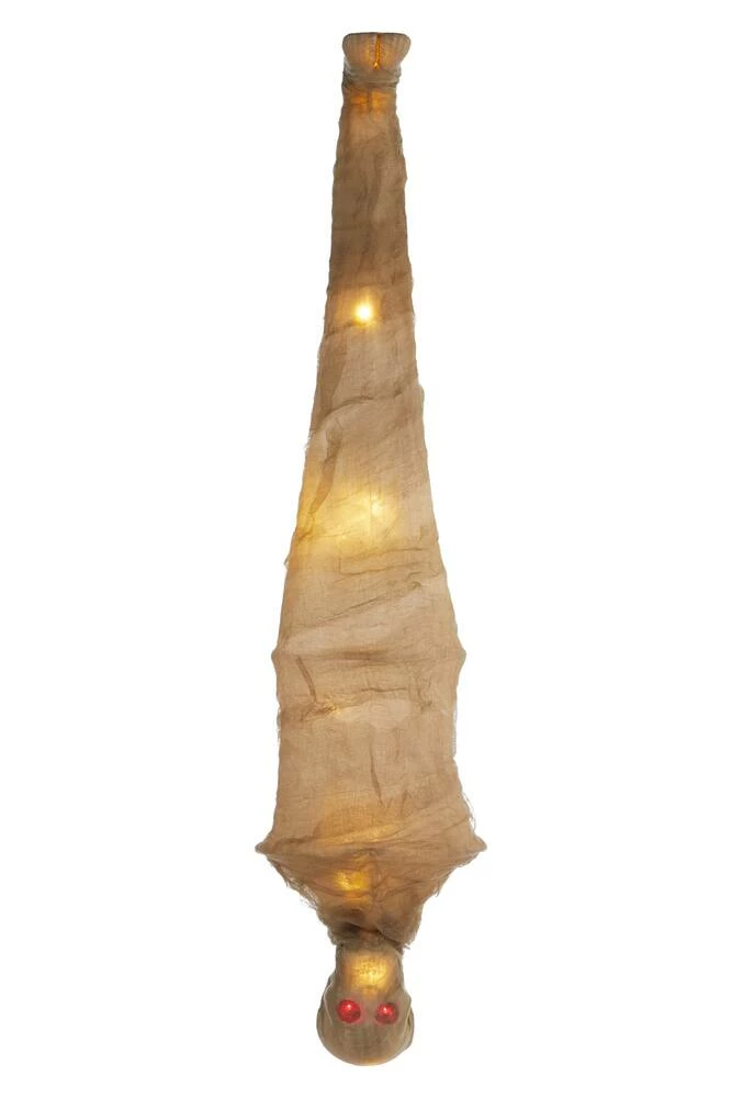 For Living Light Up Hanging Cocoon, With LED Lights And Sound For Halloween, Beige, 47-in