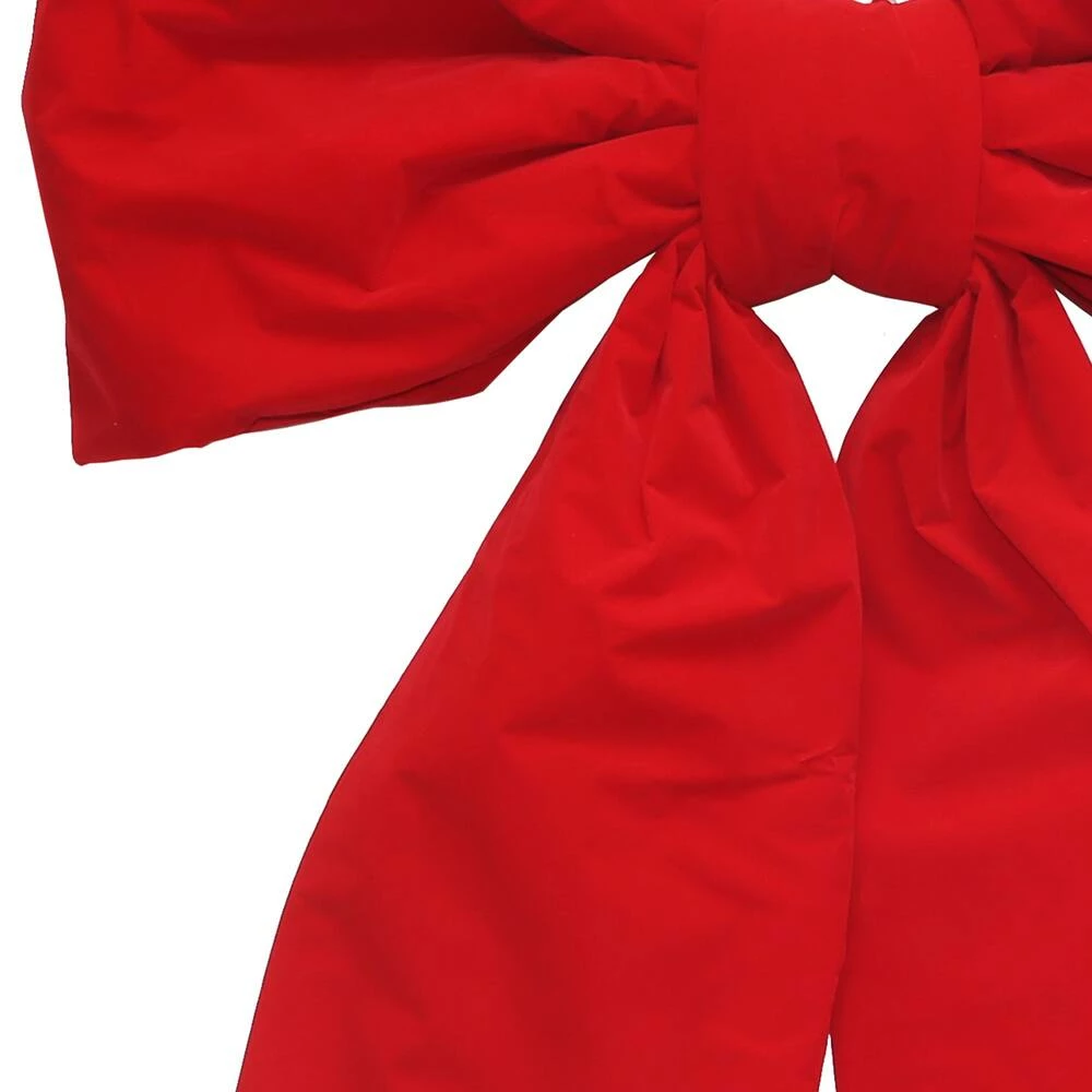 For Living Fabric Christmas Decoration Bow Large, Red, 48 X 6-in - Image 2