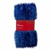 For Living Christmas Decoration Tinsel Garland, Teal, 50-ft