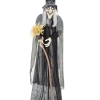 For Living Animated Standing Witch, LED Lights And Halloween Sound, 6-ft, Assorted Colours