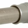 For Living Adjustable Rust-Resistant Shower Curtain Tension Rod, Brushed Nickel, 44-in To 72-in