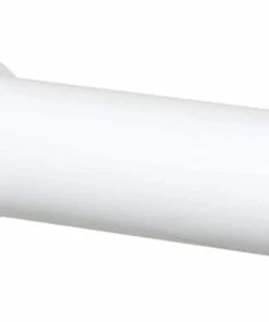 For Living Adjustable Shower Curtain Tension Rod, White, 44-in To 72-in