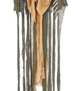 For Living Animated Hanging Mummy With Rolling Eyes, LED Lights For Halloween, Beige, 6-ft