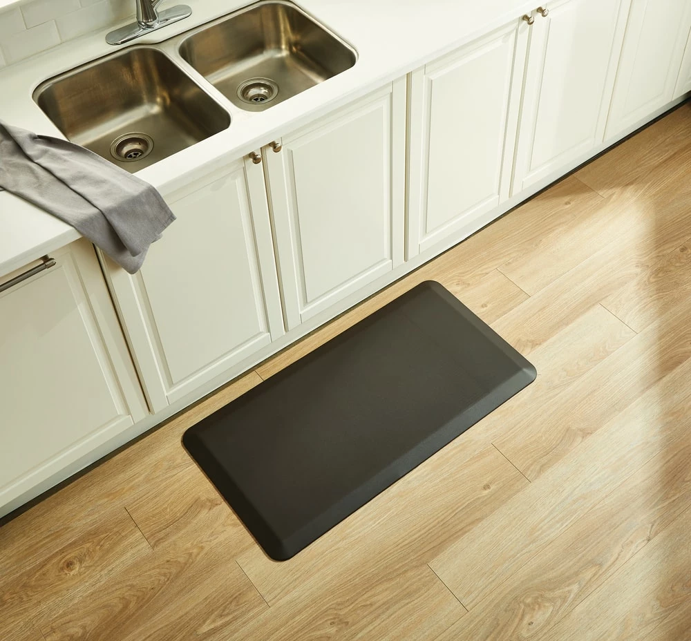 For Living Anti-Fatigue Indoor Brown Foam Kitchen Mat, 20-in X 38-in - Image 5