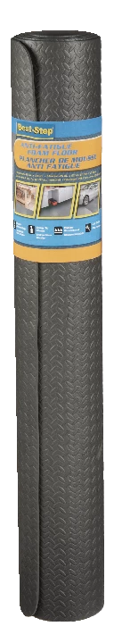 For Living Best-Step Foam Anti-Fatigue Floor Mat, Diamond Plate Pattern, 4 X 8-ft - Image 2