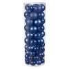 For Living Blue Collection Shatterproof Ball Christmas Ornament Set, Assorted Colour & Size, 80-pc