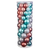 For Living Shatterproof Ball Christmas Ornament Set, Assorted Colour & Size, 80-pc