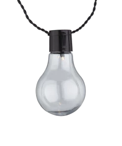 FOR LIVING CANVAS Indoor/Outdoor Warm White LED Solar Hanlan Garden String Lights, 3.25-m