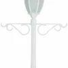 For Living Cresmont Outdoor Solar Lamp & Planter, White