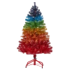 For Living Christmas Decoration Artificial Rainbow Tree, 3 1/2 Ft