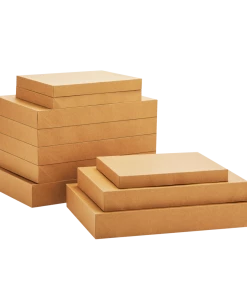 For Living Kraft Christmas Decoration Holiday Gift Box Set, 10-pc