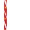 For Living Christmas Lights Candy Cane Stake, 20 Incandescent Lights