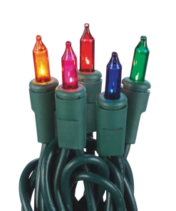 For Living Indoor Christmas Lights, 100 Mini Incandescent Lights, Multi-colour