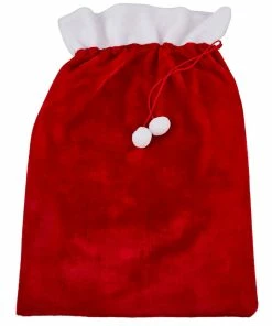 For Living Christmas Decoration Santa Sac, Red