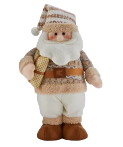 For Living Christmas Santa With Sweater Décor, 18-in