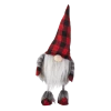 For Living Fabric Christmas Decoration Gnome, Buffalo Check, 8 33/50-in
