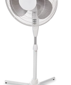 For Living Tilt-Head Oscillating Pedestal/Stand Fan W/Adjustable Height, 3-Speed, Assorted, 16-in