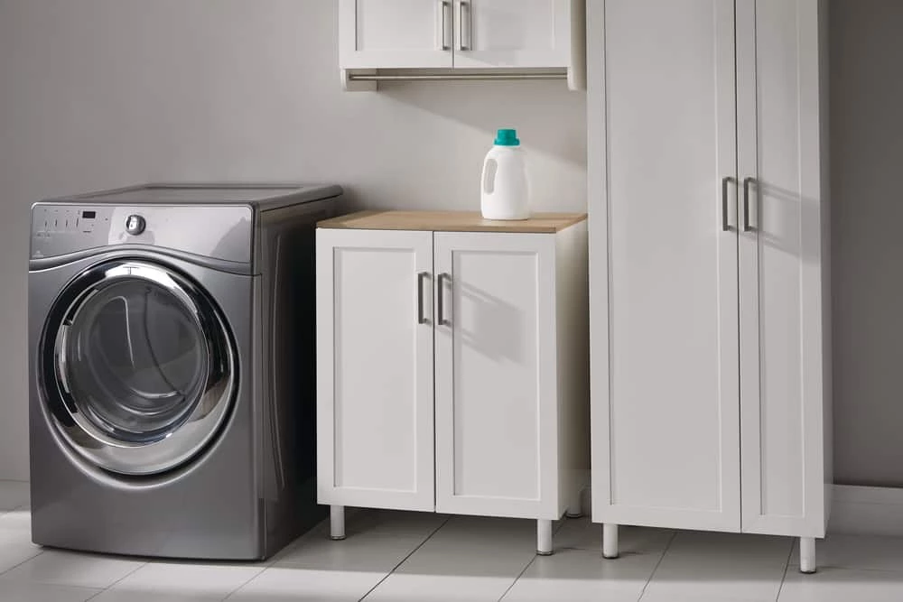 For Living 2-Door Base Laundry Cabinet, 27-in, White - Image 5