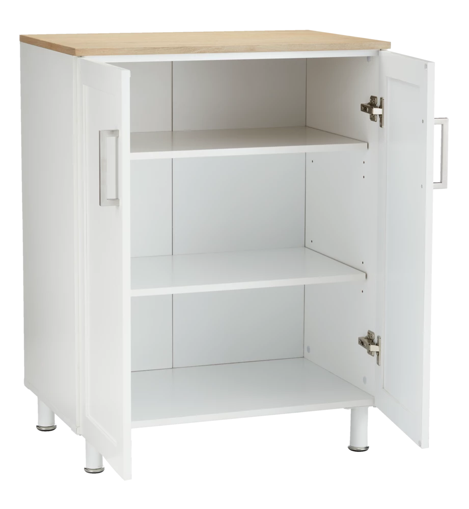 For Living 2-Door Base Laundry Cabinet, 27-in, White - Image 4