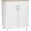 For Living 2-Door Base Laundry Cabinet, 27-in, White