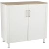 For Living 2-Door Base Laundry Cabinet, 36-in, White