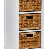 For Living 3-Drawer Storage Cabinet, White