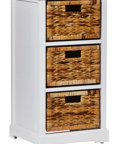 For Living 3-Drawer Storage Cabinet, White