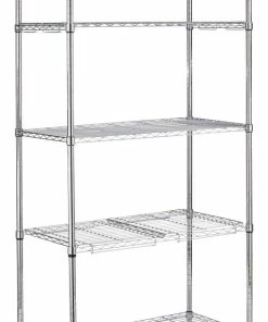 For Living 5-Tier Wire Shelving Storage Unit, Chrome