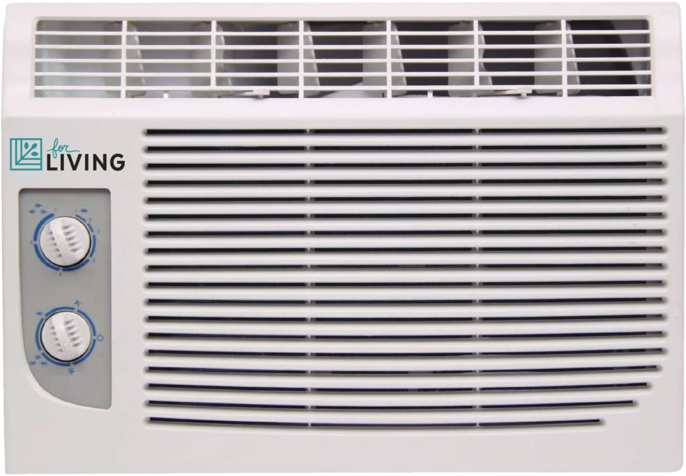 For Living Manual Window Air Conditioner/AC, 5,000-BTU, White - Image 2