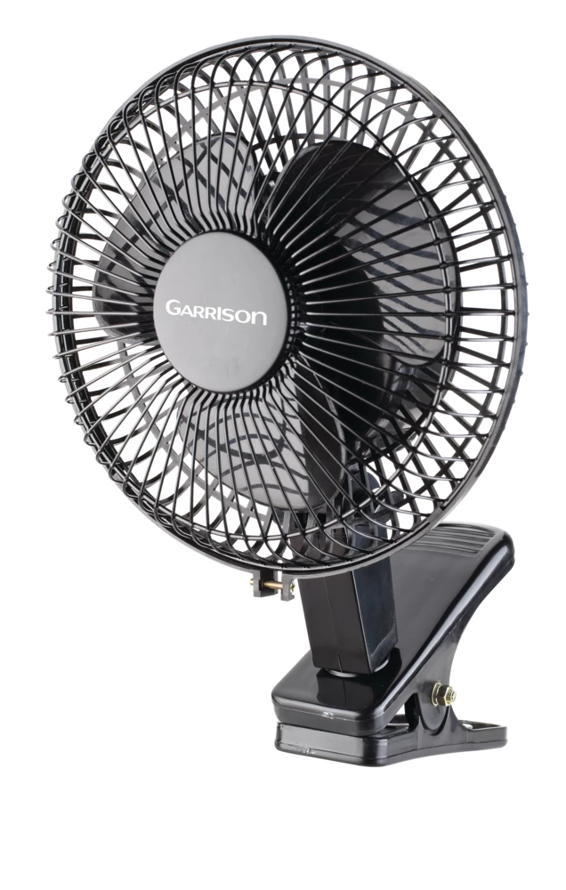For Living Tilt-Head Table/Desk Fan W/Clip, 2-Speed, Black, 6-in - Image 4
