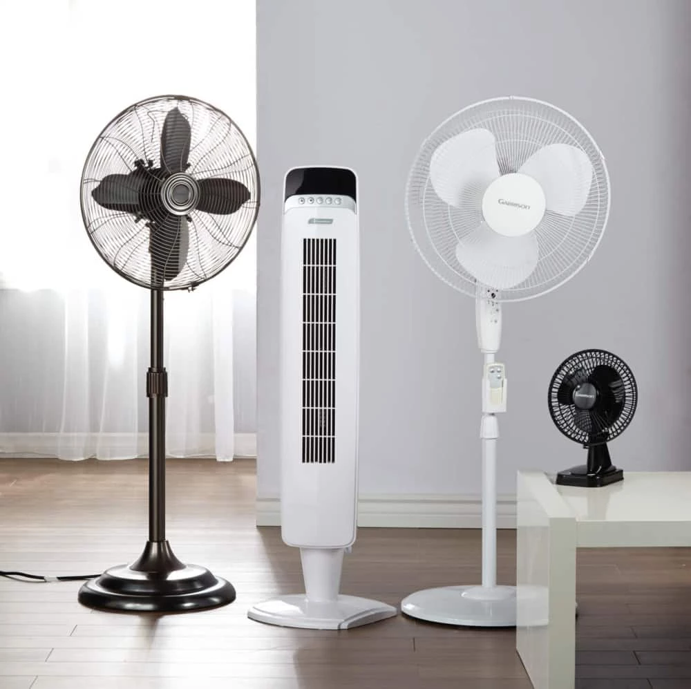 For Living Tilt-Head Table/Desk Fan W/Clip, 2-Speed, Black, 6-in - Image 7