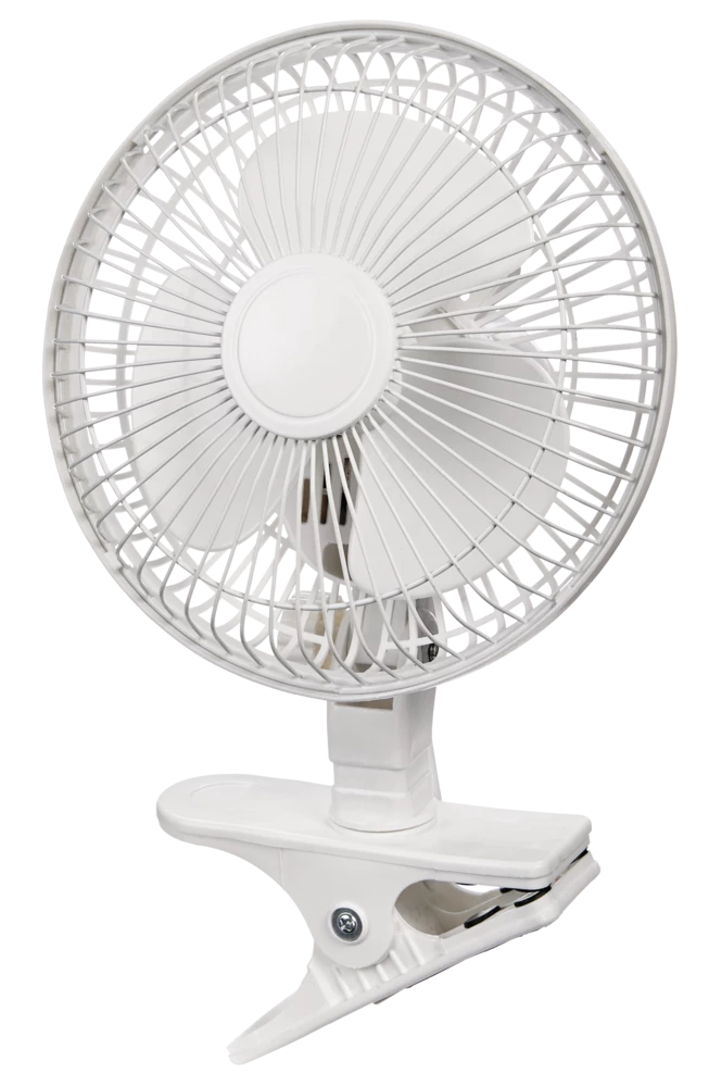 For Living Tilt-Head Table/Desk Fan W/Clip, 2-Speed, Black, 6-in - Image 6