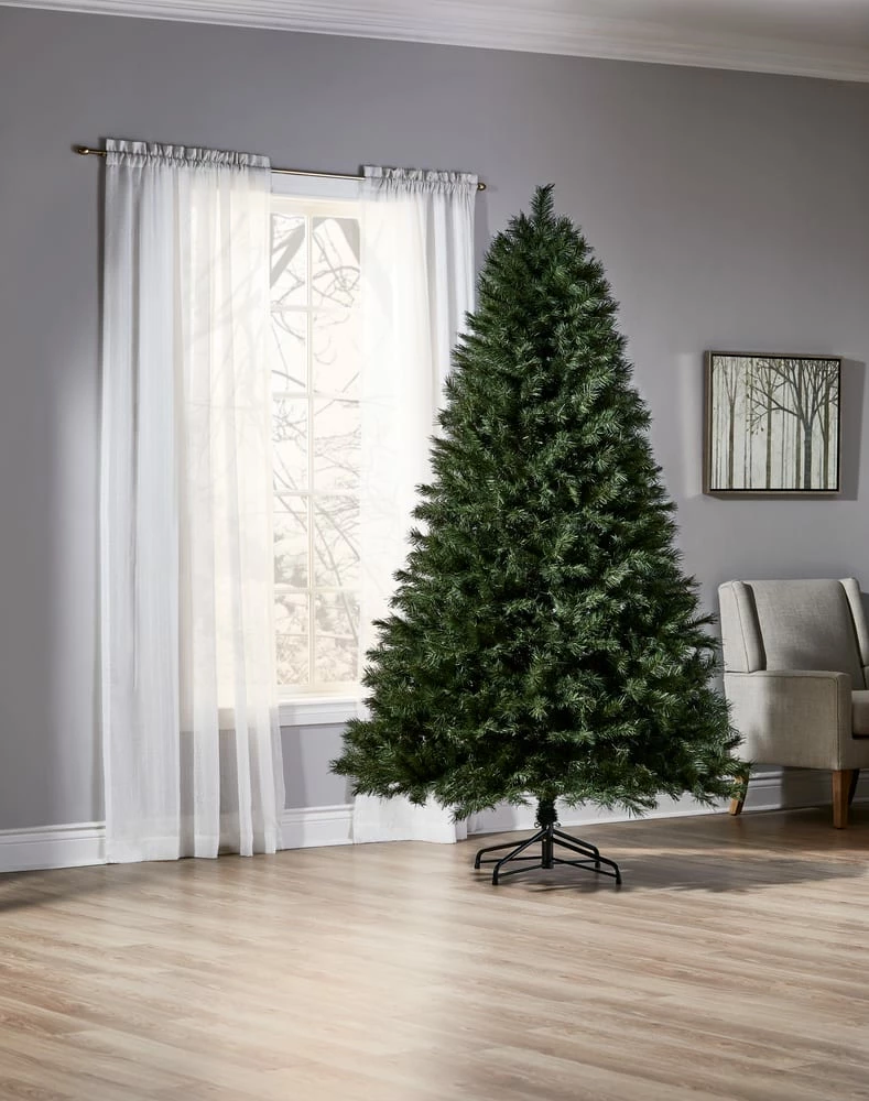 For Living Un-Lit Fairbanks Christmas Tree With Tree Sand, Realistic Look, 7.5-ft - Image 3