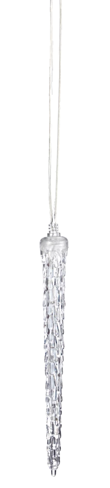 For Living Icicle Christmas Lights, 112 LED Lights, Pure White, 7-ft - Image 3
